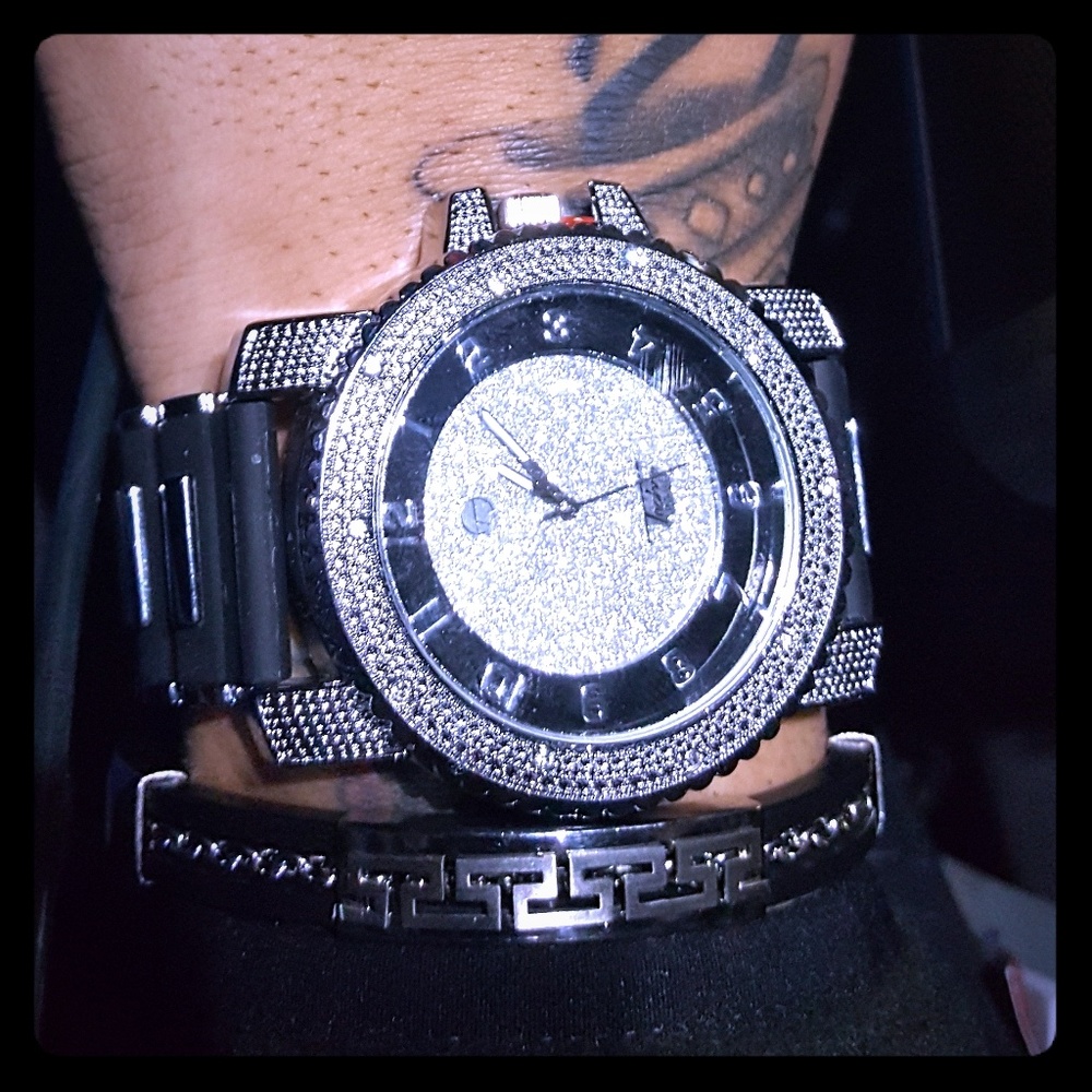 Round Watch Stainless Steel - Rubber Water proof